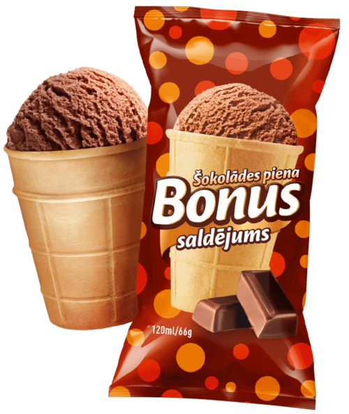 BONUS Chocolate ice cream in a wafer cup