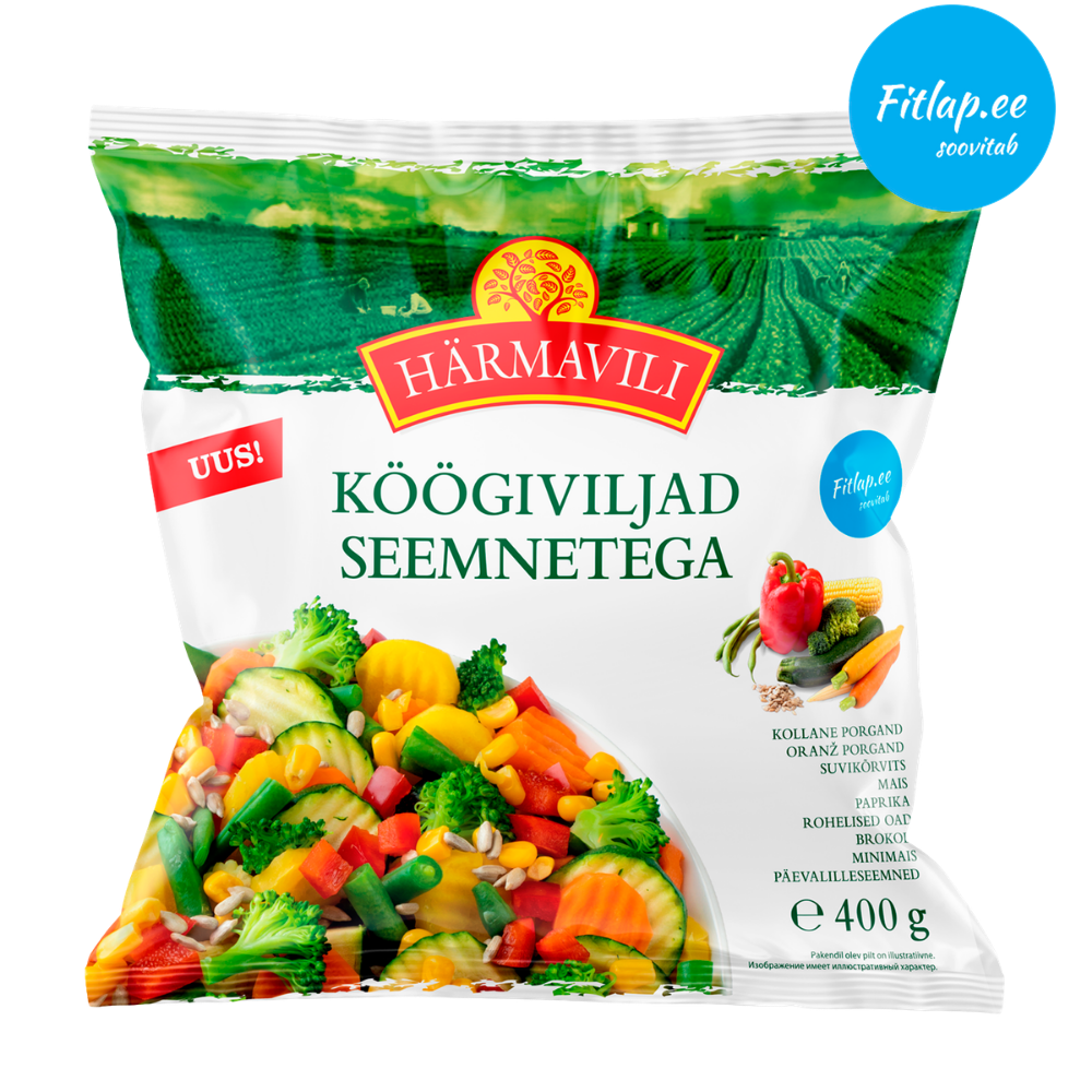 Härmavili külmutatud köögiviljad seemnetega