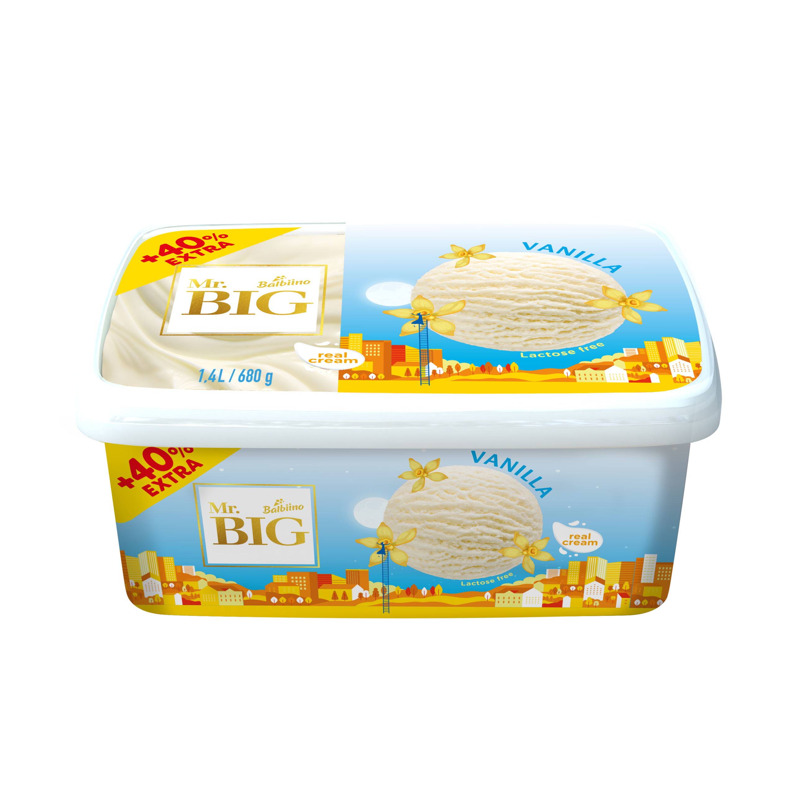 MR.BIG Lactose free vanilla flavoured dairy ice cream - Balbiino