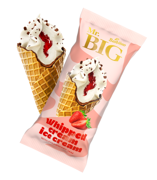 Mr.BIG saldejums strawberry ice cream