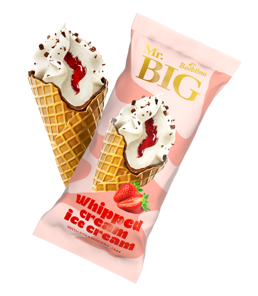 Mr.BIG saldejums strawberry ice cream
