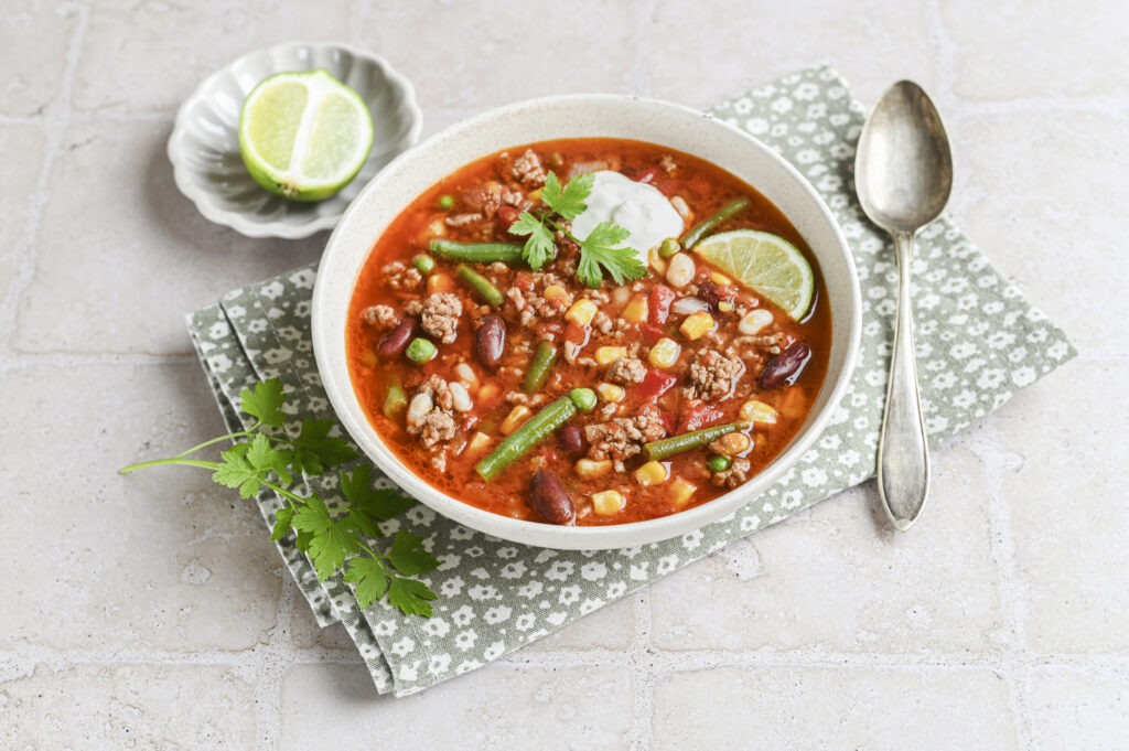 Külmutatud köögiviljad ubadega